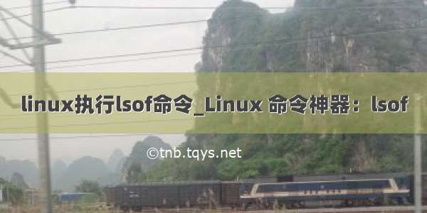 linux执行lsof命令_Linux 命令神器：lsof