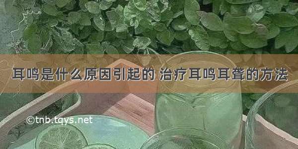 耳鸣是什么原因引起的 治疗耳鸣耳聋的方法