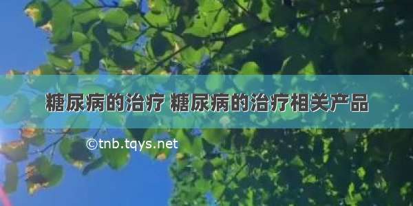 糖尿病的治疗 糖尿病的治疗相关产品