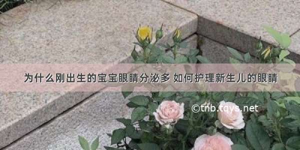 为什么刚出生的宝宝眼睛分泌多 如何护理新生儿的眼睛