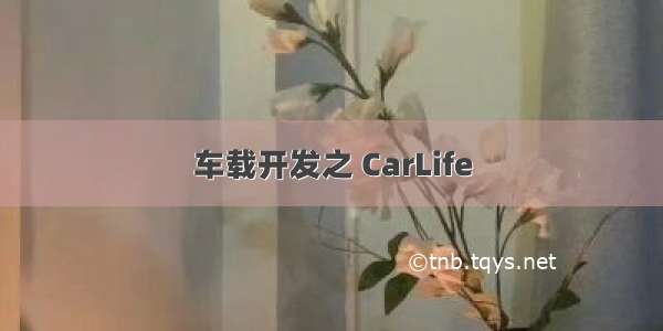 车载开发之 CarLife