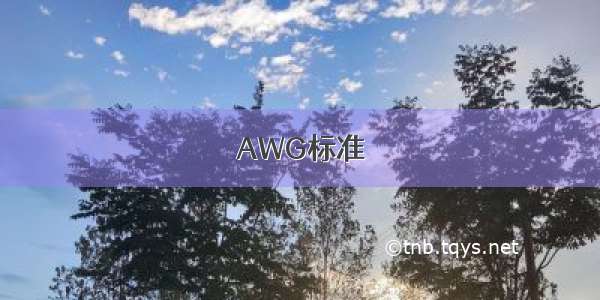 AWG标准