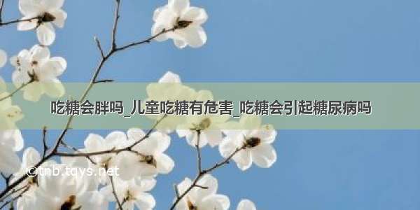 吃糖会胖吗_儿童吃糖有危害_吃糖会引起糖尿病吗