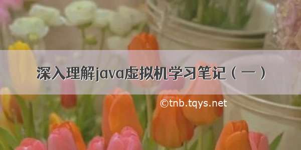 深入理解java虚拟机学习笔记（一）