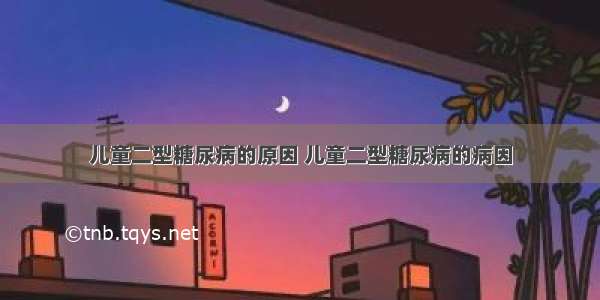 儿童二型糖尿病的原因 儿童二型糖尿病的病因