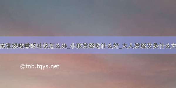 小孩发烧咳嗽呕吐该怎么办_小孩发烧吃什么好_大人发烧艾灸什么穴位