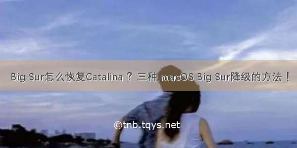 Big Sur怎么恢复Catalina ？三种 macOS Big Sur降级的方法 ！