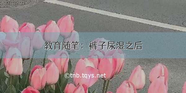 教育随笔：裤子尿湿之后