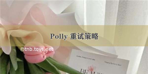 Polly 重试策略