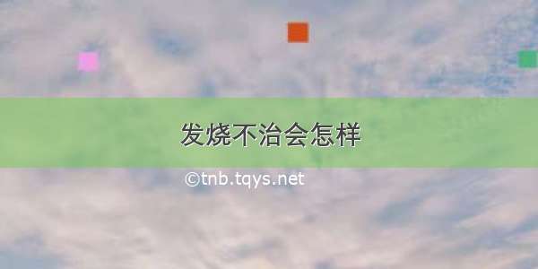 发烧不治会怎样