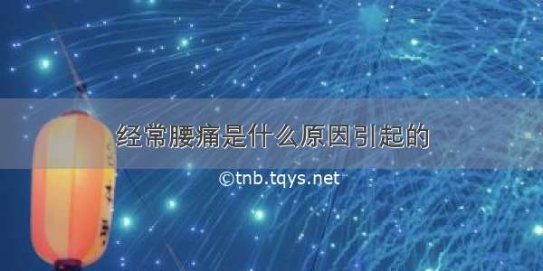 经常腰痛是什么原因引起的