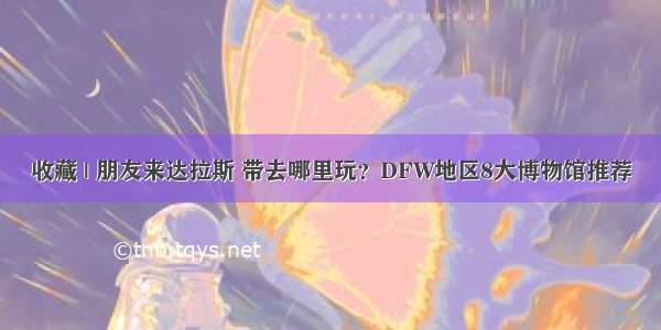 收藏 | 朋友来达拉斯 带去哪里玩？DFW地区8大博物馆推荐