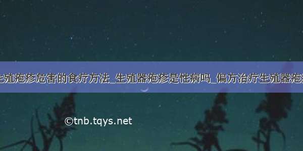 生殖疱疹危害的食疗方法_生殖器疱疹是性病吗_偏方治疗生殖器疱疹