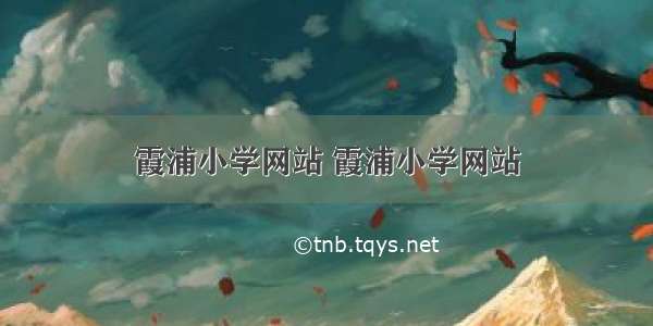 霞浦小学网站 霞浦小学网站