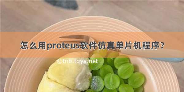 怎么用proteus软件仿真单片机程序？