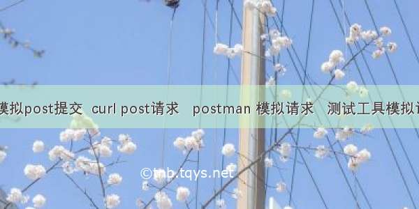 php模拟post提交  curl post请求   postman 模拟请求   测试工具模拟请求...