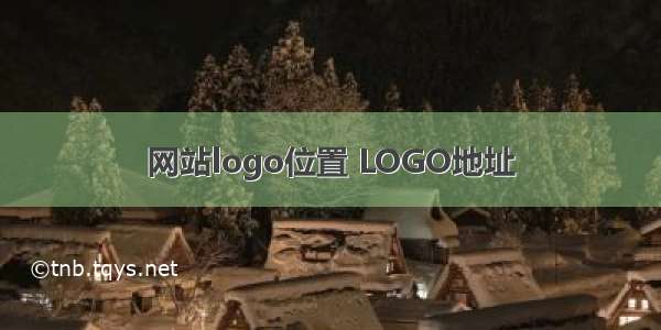 网站logo位置 LOGO地址