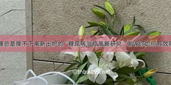 血糖总是降不下来新出炉的“糖尿病治疗策略研究”告诉你如何有效降糖