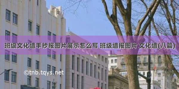 班级文化墙手抄报图片展示怎么写 班级墙报图片 文化墙(八篇)