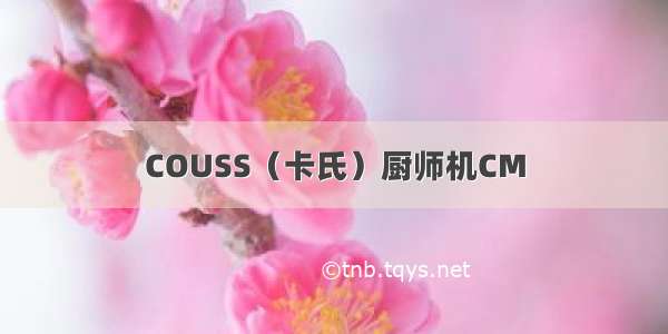 COUSS（卡氏）厨师机CM