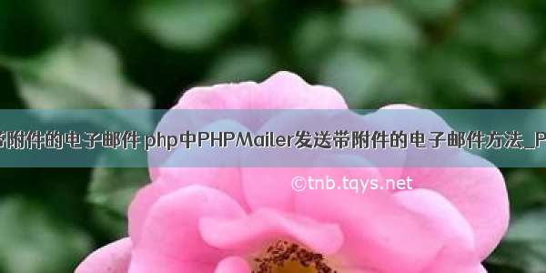 PHP发送带附件的电子邮件 php中PHPMailer发送带附件的电子邮件方法_PHP教程