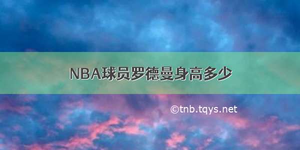 NBA球员罗德曼身高多少