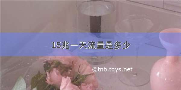 15兆一天流量是多少