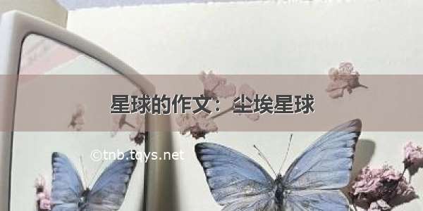 星球的作文：尘埃星球