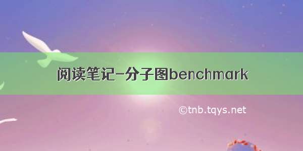 阅读笔记-分子图benchmark