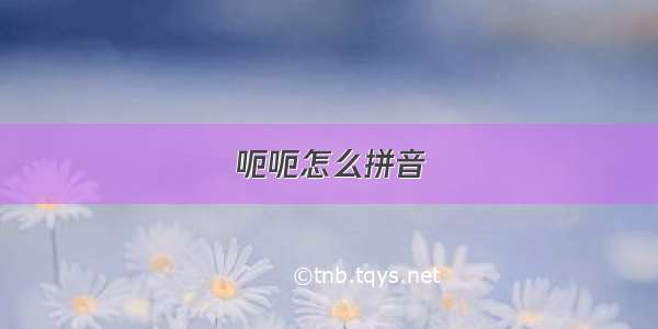 呃呃怎么拼音