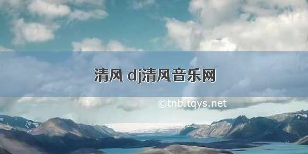 清风 dj清风音乐网