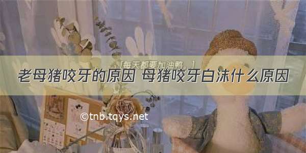 老母猪咬牙的原因 母猪咬牙白沫什么原因