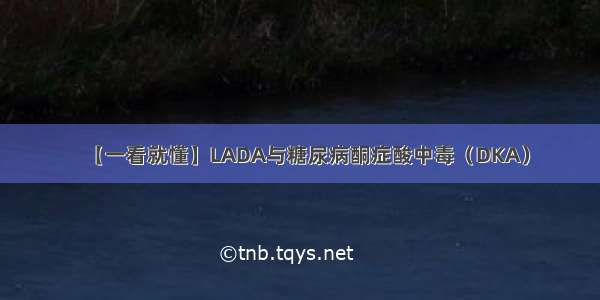 【一看就懂】LADA与糖尿病酮症酸中毒（DKA）