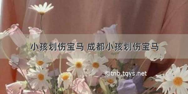 小孩划伤宝马 成都小孩划伤宝马