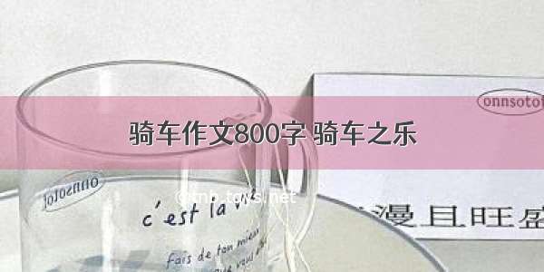 骑车作文800字 骑车之乐