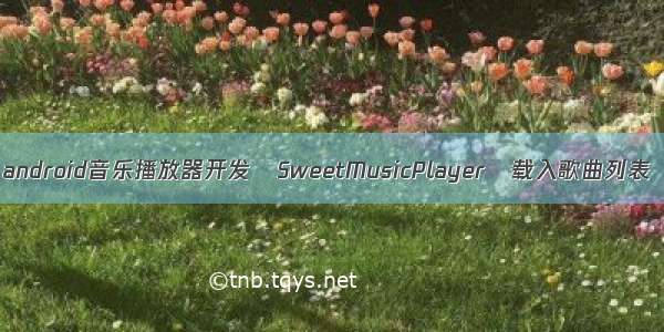 android音乐播放器开发   SweetMusicPlayer   载入歌曲列表