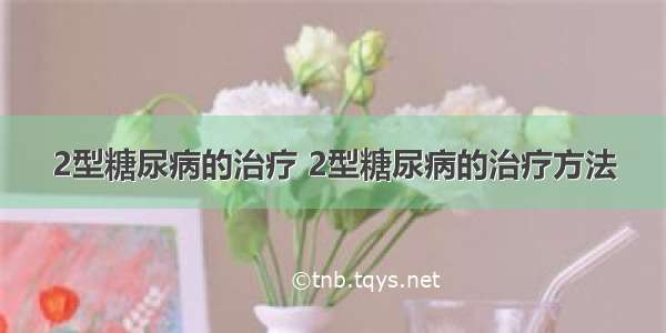 2型糖尿病的治疗 2型糖尿病的治疗方法