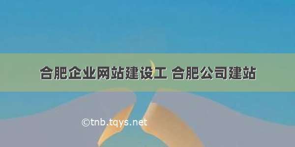 合肥企业网站建设工 合肥公司建站