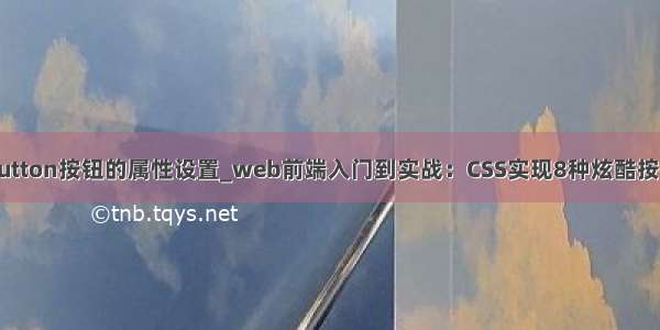 button按钮的属性设置_web前端入门到实战：CSS实现8种炫酷按钮