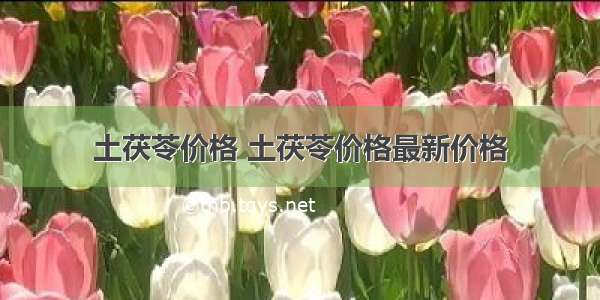 土茯苓价格 土茯苓价格最新价格