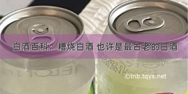 白酒百科：糟烧白酒 也许是最古老的白酒