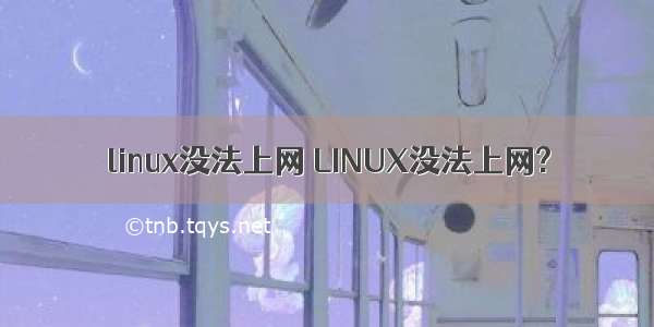 linux没法上网 LINUX没法上网?