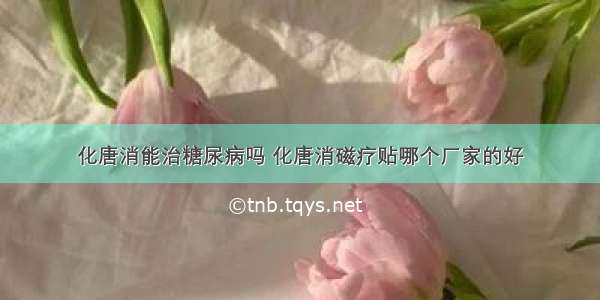 化唐消能治糖尿病吗 化唐消磁疗贴哪个厂家的好