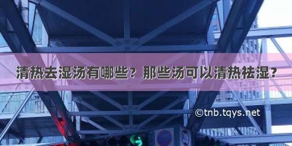 清热去湿汤有哪些？那些汤可以清热祛湿？