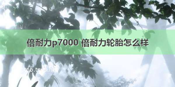 倍耐力p7000 倍耐力轮胎怎么样