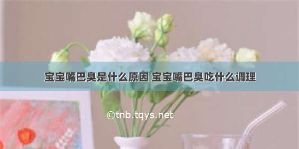 宝宝嘴巴臭是什么原因 宝宝嘴巴臭吃什么调理