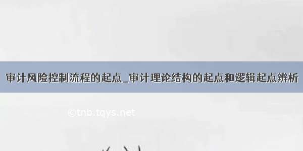 审计风险控制流程的起点_审计理论结构的起点和逻辑起点辨析