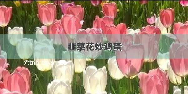 韭菜花炒鸡蛋