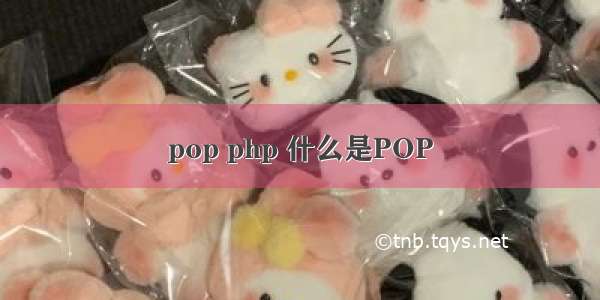 pop php 什么是POP