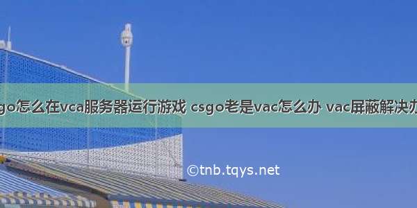 csgo怎么在vca服务器运行游戏 csgo老是vac怎么办 vac屏蔽解决办法